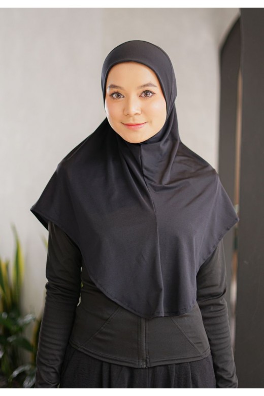 Tasya Hijab Sporty Black